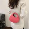 Fashionable Shoulder Bag for Women PU Messengers Bag Half Moon Crossbody Bag