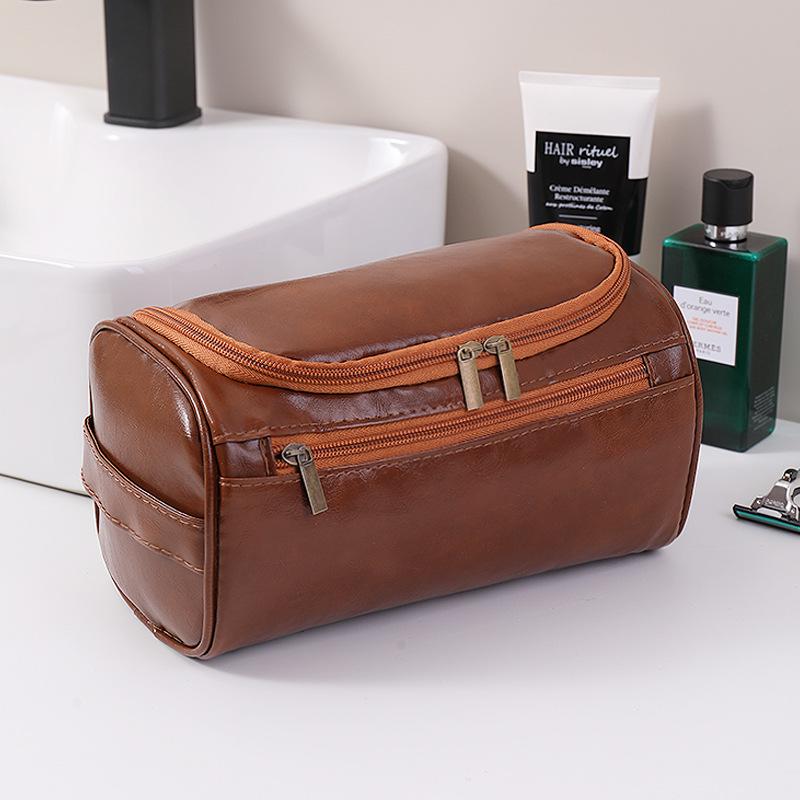 Cross-Border Women s Waterproof Hanging Makeup Bag: Portable, Large-Capacity, Partitioned Storage for Travel.