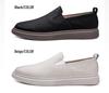 Autumn Men's Burnished Casual Slip-On Shoes - Breathable, Lightweight, Flat Board Shoes for Daily Wear