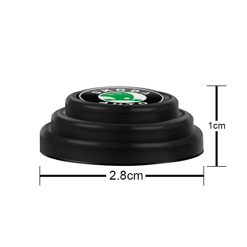 2025 New 4PCS Silicone Car Door Shock Pad Soundproofing Mat Accessories For Skoda Kodiaq Fabia Kamiq Karoq Octavia A5 A7 Rapid S