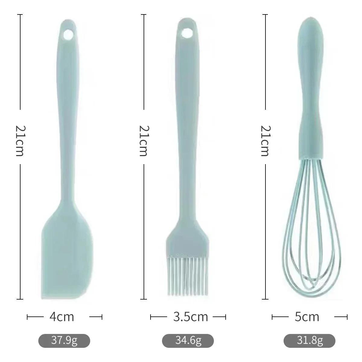 

Удобные кухонные аксессуары Набор для выпечки Гаджеты Кондитерские кухни Три лопатки для домашнего использования. Масло Кисть для барбекю A set