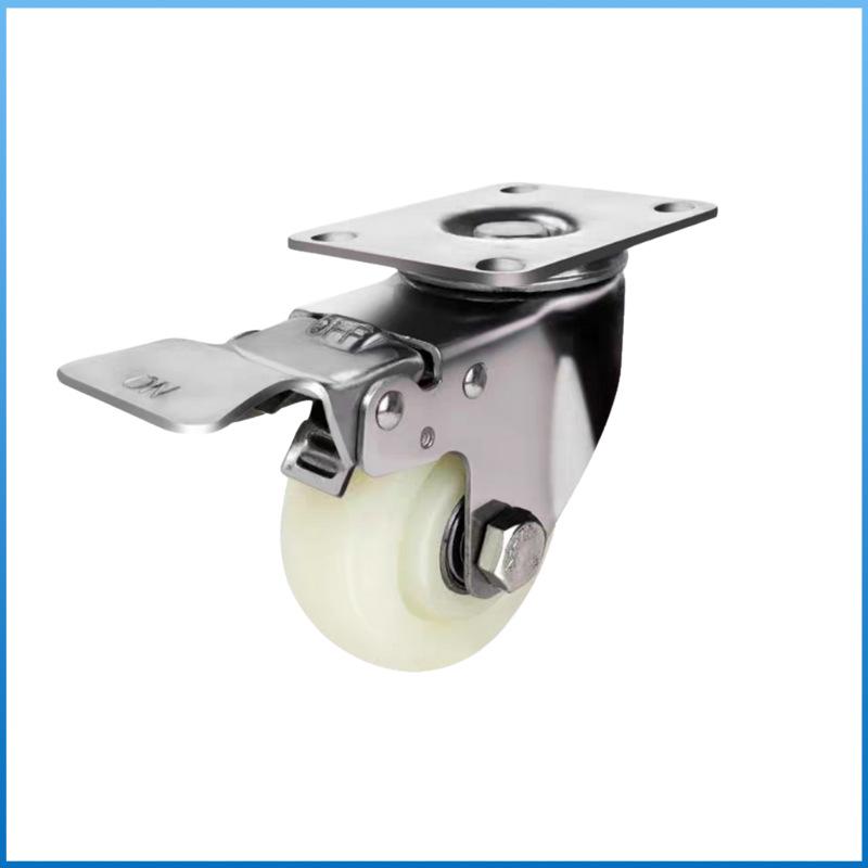 Nerezové otočné kolečko 304 odolné proti korozi s brzdou - 3, 4, 5 palcová vodotěsná kolečka