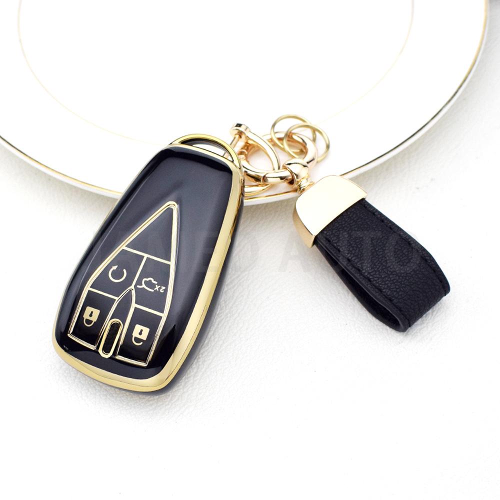 Car Key Case Cover For Changan Unit Unik Cs35Plus Cs55 Plus Cs75 Plus Oshan X7 X5 Keychain 4 Buttons Tpu Key Bag Car Accessories