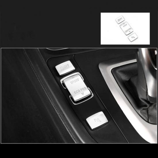 For BMW 1 3 Series F30 Chrome Gear Shift Panel Left Switch Button Cover Sticker