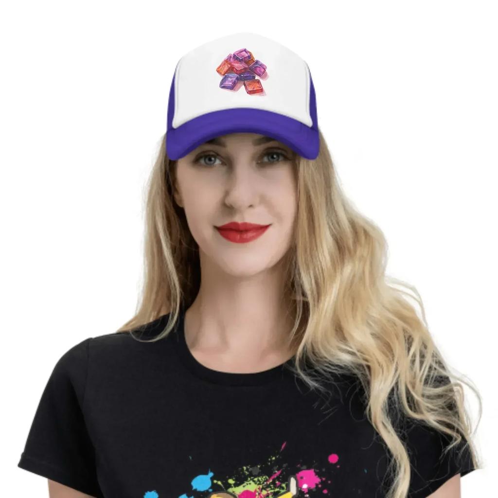 Colored Candy Spring Summer Leisure Sports Daily Sun Hat Fishing Outdoor Men's and Women's Truck Caps Fashion Casquette