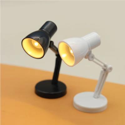 Creative Mini LED Desk Lamp Foldable Eye-caring Table Lamp Adjustable Portable Dollhouse Lamps Home Decorations