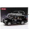 1/24 skala Lexus LX570 odlany model samochodu zabawka, wycofać pojazd zabawkowy z dźwiękiem i światłem dla dzieci maluch chłopcy dziewczęta kolekcja prezentów