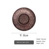 Pure Copper Hand-Made Copper Teacup Mat Insulation Teapot Mat Antique Kung Fu Tea Set Japanese Cup Holder Coasters In Holder Set