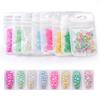Internet Celebrity Luminous Manicure Diamond Fluorescent Rhinestone Mixed Multi-Size Packaging Diy Accessories 8 Colors Optional