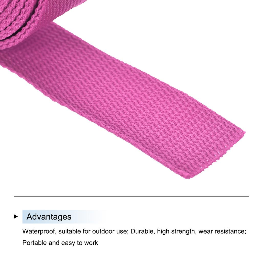 38mm 10Yards  Polypropylene Webbing Strap Belt Tape Heavyweight Strapping Band for Outdoor Tent Accessories Sewing Bag Luggage