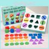 Wooden Shape Sorting Box Educational Toy For Kids With Bright Colors And Cognitive Development
