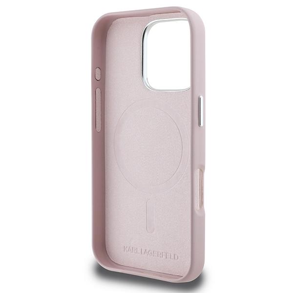 Karl Lagerfeld Klhmp16Xpgmsrpp Iphone16 Pro Max 6.9 Różowy/Pink Hardcase Fw Metal Plate Magsafe
