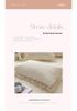 Korean Princess Crinkled Quilted Lace Bed Skirt: Thick Non-slip Mattress Protector