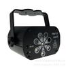 8-Hole RGB+UV LED Stage Light with Sound Activation & Mini Laser Patterns