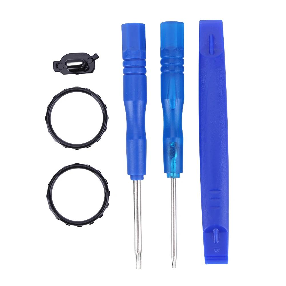 Accent Joystick Rings Accessories for Xbox One Elite Series 2 Profile Switch Buttons with Screwdriver Matte Chrome Plated