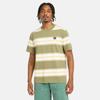 Timberland Men's Short Sleeve Striped T-Shirt, Cassel Earth YD, Size L, TB0A64AYB391