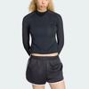 Women's Adidas Originals X Jennie T Shirts Unisex Black Crew Neck Thin