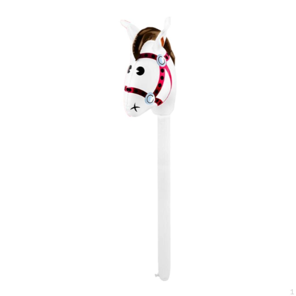 Air-Filled Horse Head Stick Toy for Kids Birthday Celebration