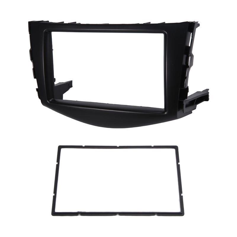 For Toyota RAV4 2006 2007 2008 2009 2010 2011 2012 2 Din Car Accessories Stereo Radio Panel Fascia Frame Stickers