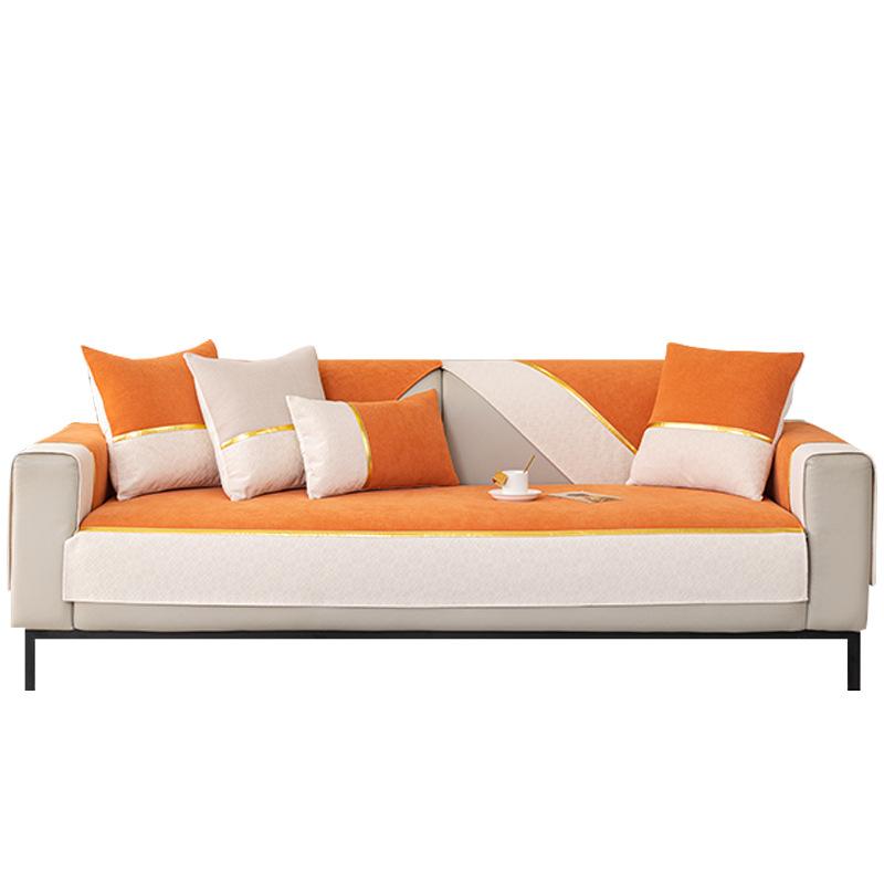 Chenier Sofa Cushion Light Luxury High Sense Simple Modern Non-Slip Seat Cushion Four Seasons Universal Sofa Cover Cover Cloth