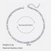 European and American Fashion Niche Design Stainless Steel Necklace Popular Real Gold Electroplated Cuban Chain Women's Necklace