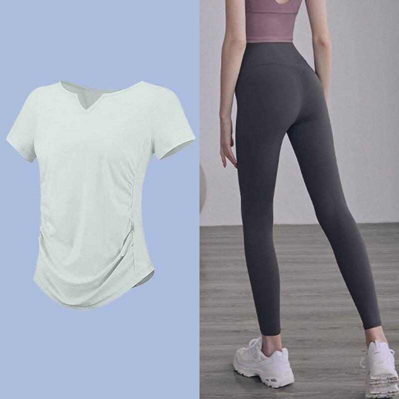Women's Plus Size Quick Dry Yoga & Fitness Short Sleeve T-shirt, Running & Training Casual Top for Summer