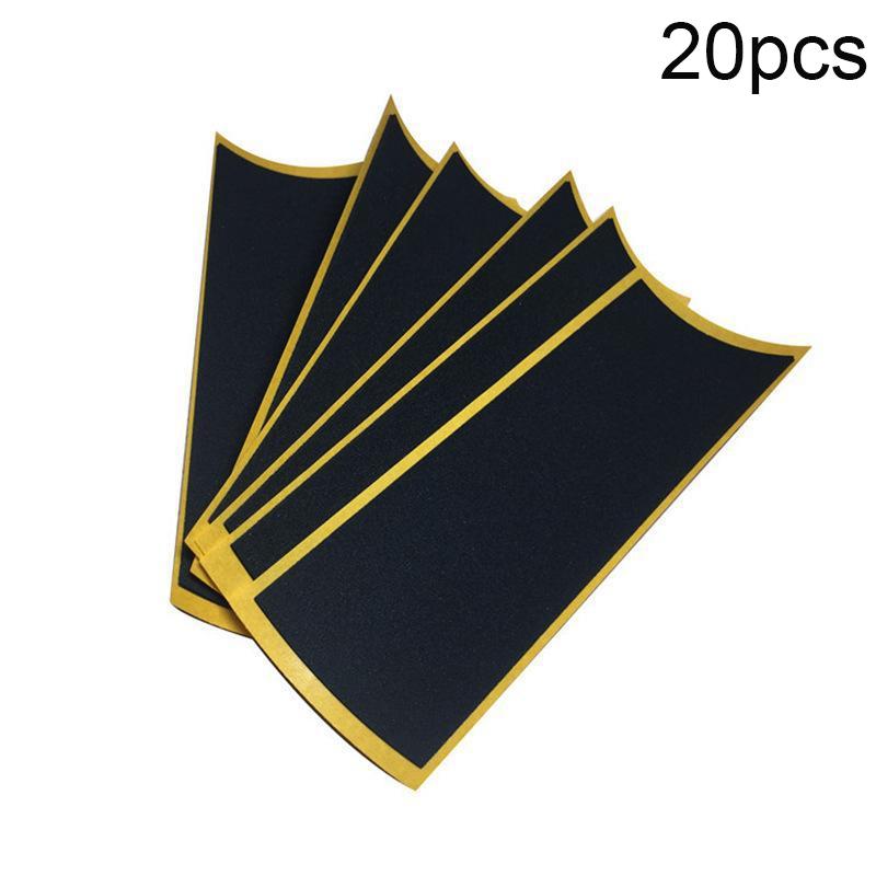30pc Finger Skateboard Grip Tape With Non Slip Surface Strong Adhesive For Fingerboard Fans Daily DIY Use