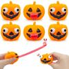 Staring Blankly Pumpkin Squeeze Toys Ghost Halloween Fidget Toy Pumpkin Fidget Toys  Soothing Toy