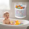 Kids Bath Toy Storage Bag Large Capacity Hanging Organizer Wall Mounted Mesh Drain Basket for Bathroon Shower Toy Organizer