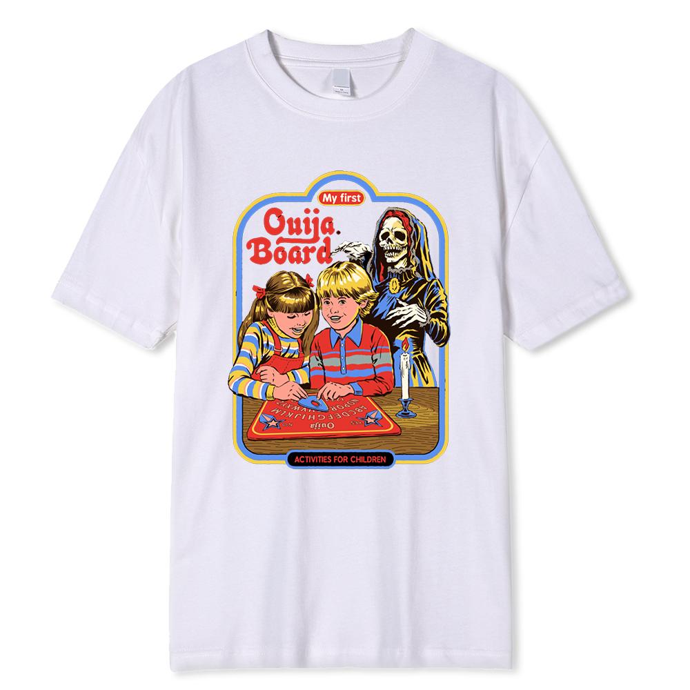 Horror Comic Series My First Voodoo Dall Men Clothing Sweat Street Tshirt Cotton Tee Clothes Breathable Cartoon Summer T-Shirt