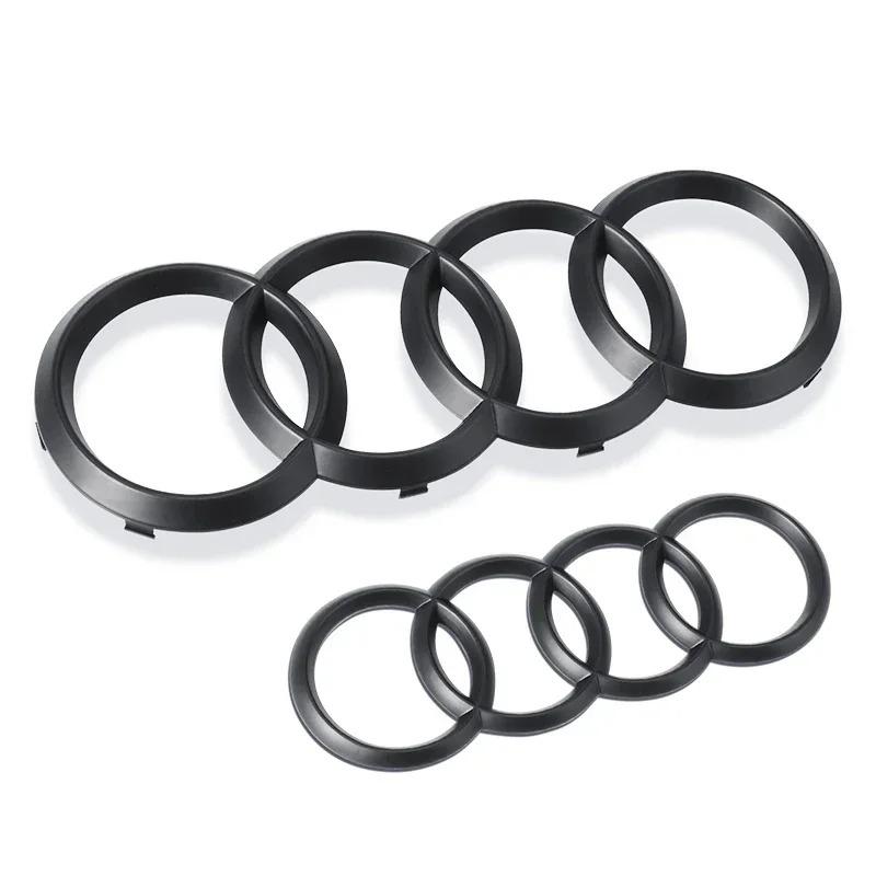 Car Logo Badge Car Front Grille Rear Trunk 4Ring Emblem For Q2 A1 A3 A4 A5 A6 A7 S3 S4 S5 S6 RS3 RS4 RS5 RS6 Q3 Q5 Q7 AQ6a5