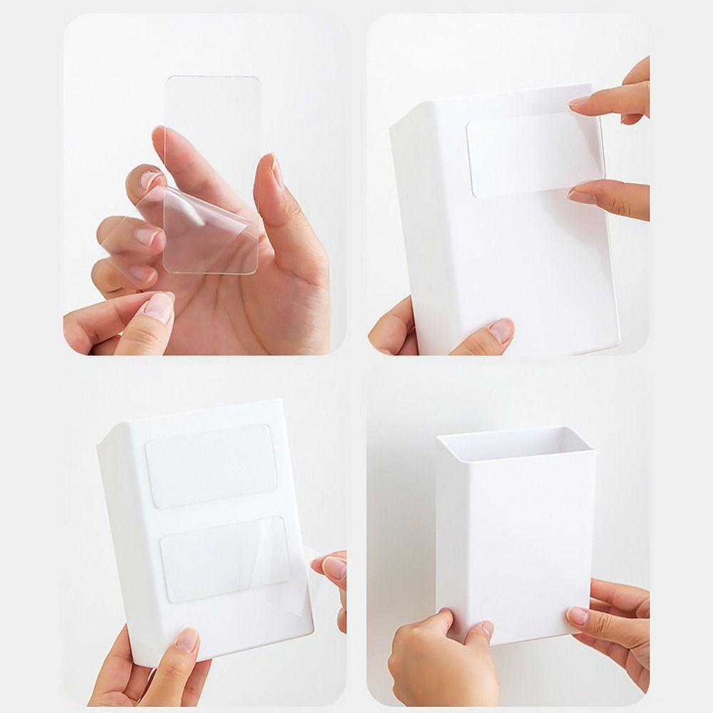 Wall Mounted Remote Control Holder Adhesive Stationery Storage Box New Wall Organizer
