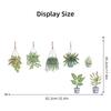 1Pc Green Plant Potted Wall Stickers For Living Room Kids Room Decoration Wall Decals Living Room Decor For House Bedroom DIY