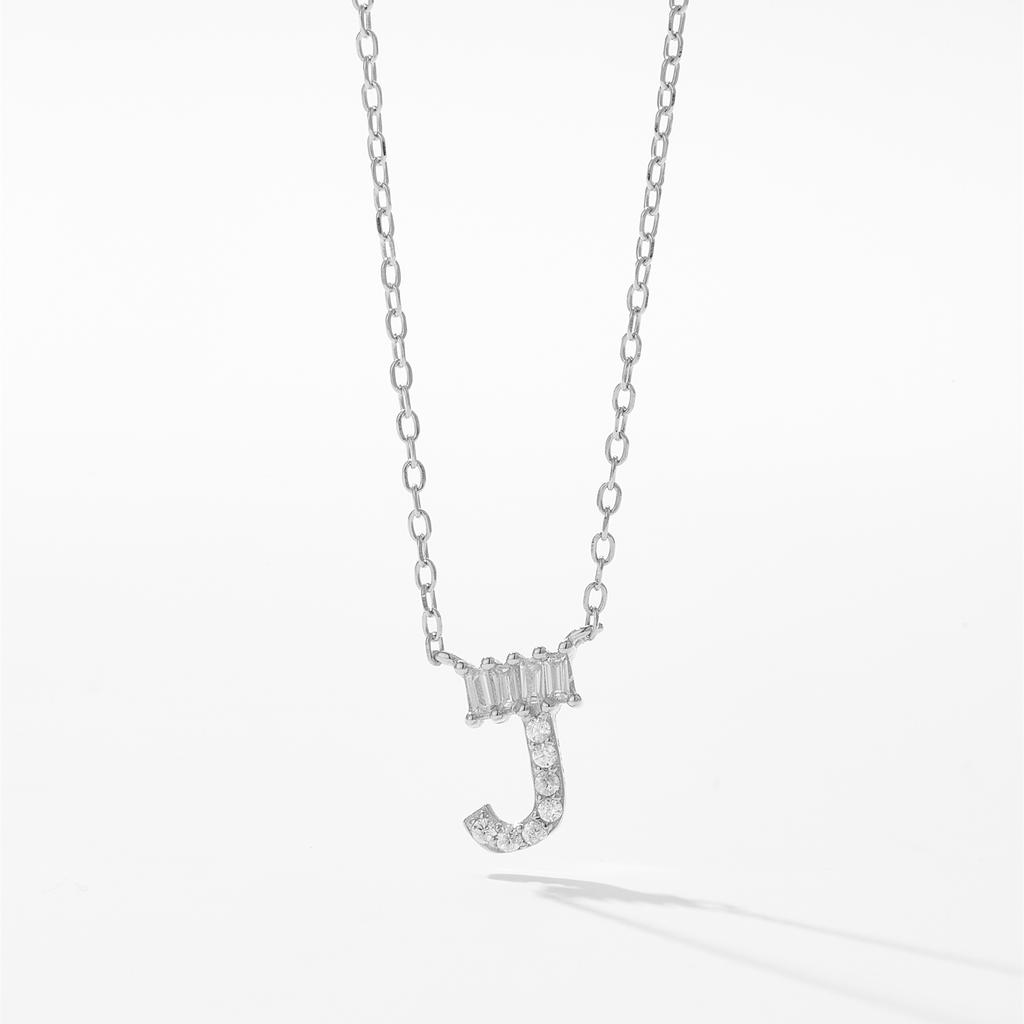 ANDYWEN 925 Sterling Silver Gold Letter Pendant Initial Necklace 2024 Women Fine Fashion Accessories Jewelry