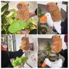 New Riding Crocodile And Goose Capybara Plushie Soft Fuzzy Plush Toy Doll Capibara Toy Throw Pillow Birthday Gift Home Decora