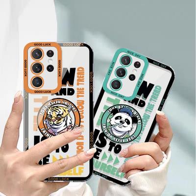 Coque Compatible Samsung A13/32/22 Angel Eyes S20 Tiger 21 Panda M11 Transparent 21 Fun S