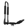 Kayak Roof Rack 2 Pairs J-Bar, Soft Roof Rack Quick Folding, Top Mount Tie Down, Carrier for Kayak, Surf Board, Canoe, SUP, Ski Board, Mount On Car,