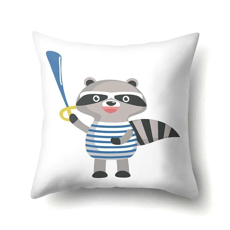 Ocean Pillowcase Car Lumbar Pillow  Cushion Sofa  toon Pattern