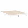 White Bed Frame 200x200 cm Engineered Wood
