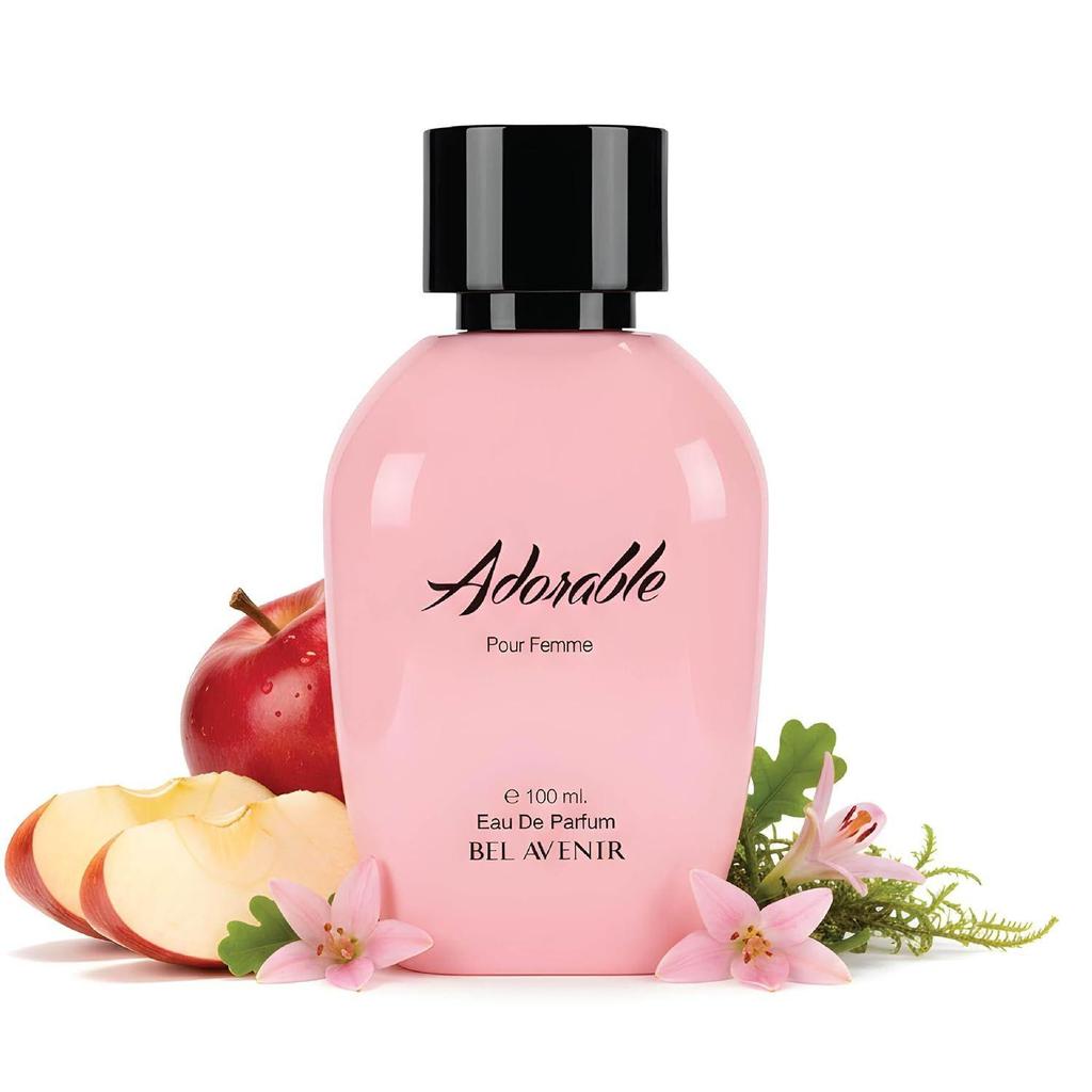 Bel Avenir Adorable Perfume for Women | Long Lasting Perfume | Floral & Fruity Scent | Daily & Evening Fragrance | Gift for Women | Eau De Parfum