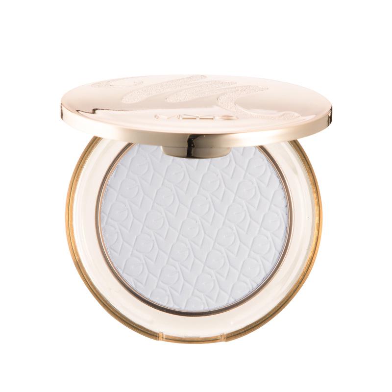 MYG Golden Oil-Control Setting Powder with Lambskin Puff: Solid Highlighter & Honey Loose Powder, Oil-Absorbing, Non-Water-Absorbing.