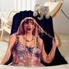 Taylor Swift Performance Blanket Comfortable Suitable for Sofa Office Chair All-Season Use Modern Gifts For Family Or Friends