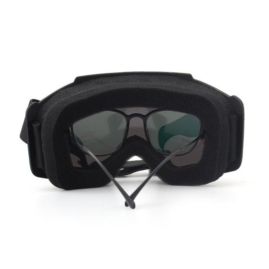 2Pcs Outdoor Cycling Goggles with Detachable Face Guard UV Protection Windproof Men Skiing Snowboarding Motorcycle Bike Sports Glasses
