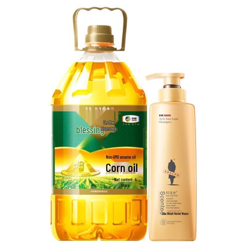 

Adolph Ginger Anti-hair Loss Shampoo & Fulinmen Corn Oil Set