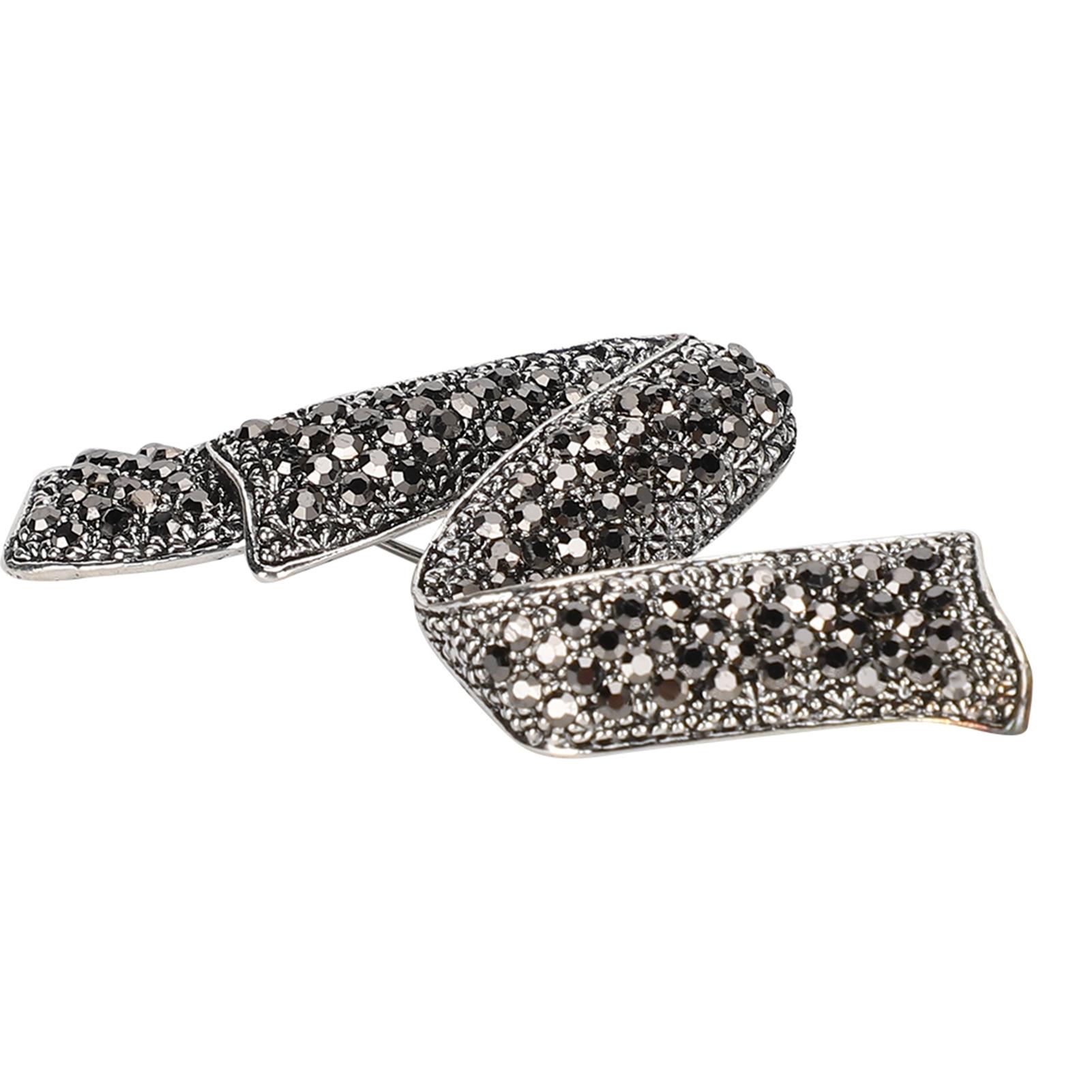 

Винтажная брошь из сплава со стразами, сплавная булавка на лацкан, аксессуар для украшения шарфа и одежды 2040