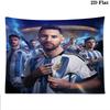 Leo Messi Wall Tapestry Aesthetic Wall Hanging Printed Fabric Blanket Decorative Tapestries for Bedroom Living Room Home Decor