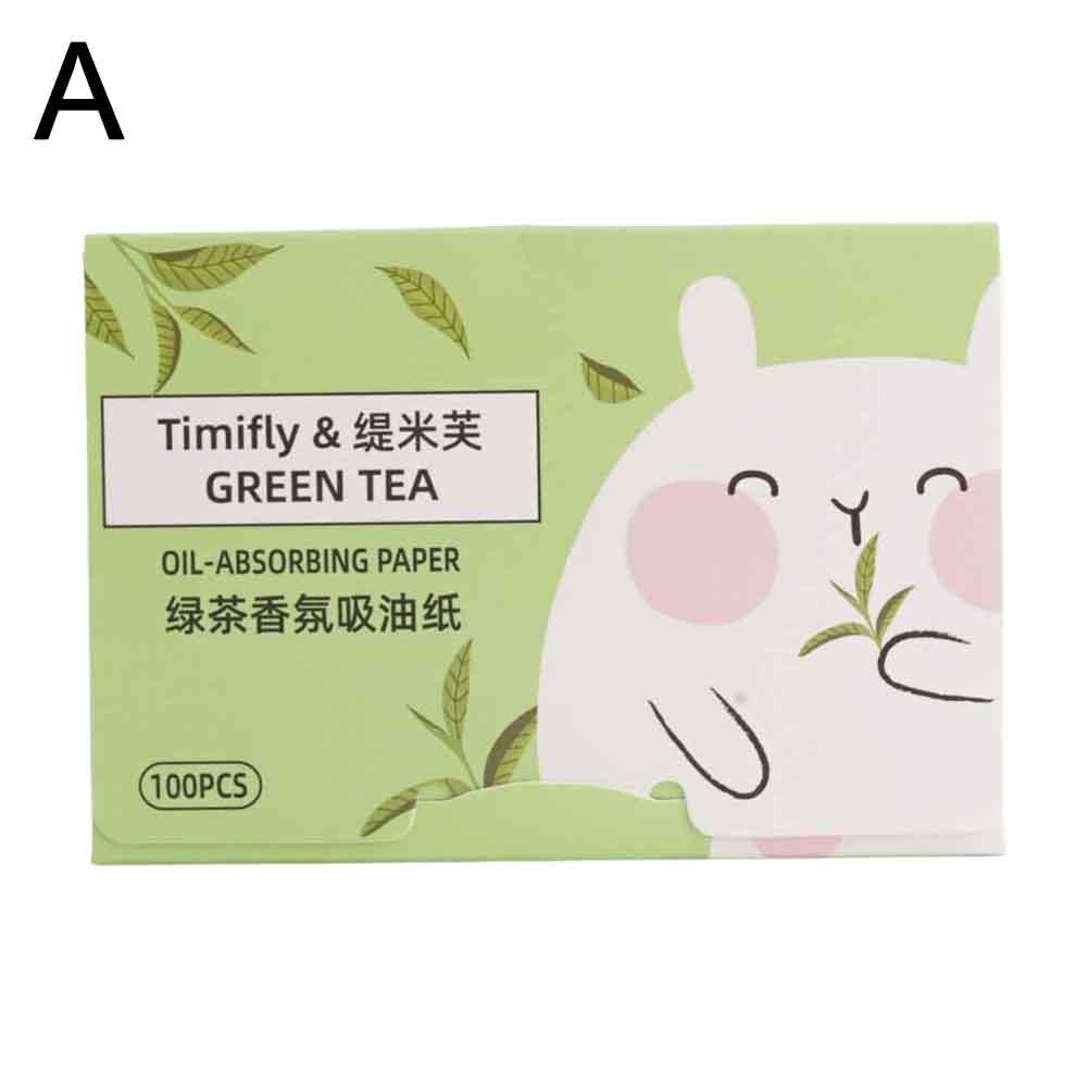 100Pcs Fragrance Face Oil Blotting Paper Oil Control Oil-absorbing Face Cleaning Portable Face Blotting Tissue Makeup Tools
