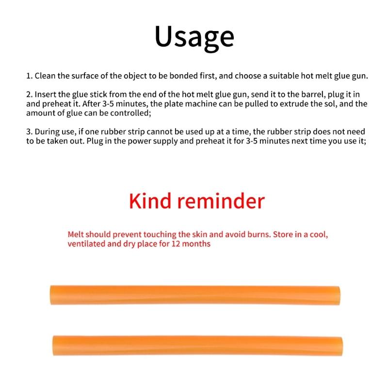 10 Stück Mini Heißklebepistolen Stäbe Mehrzweck für Kunsthandwerk DIY Klebeprojekte Heißschmelzklebstoff Klebestifte Ersatz