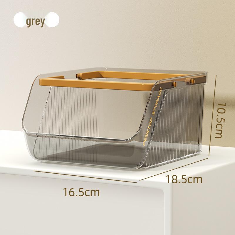 

Large Capacity Stackable Desktop Storage Box for Cosmetics, Snacks, and Stationery