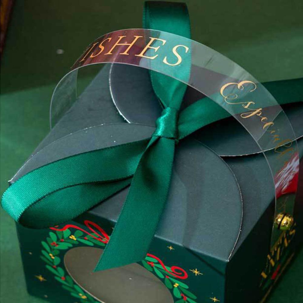 Cookie Candy For Chocolates Little Gift Packaging Candy Box Christmas Paper Bag Xmas Party Favors
